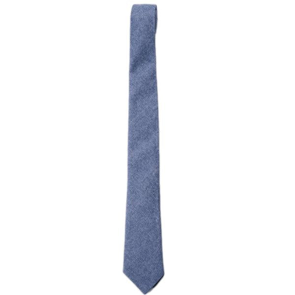 Brushed Chambray Cotton Tie Brushed Chambray Cotton Tie