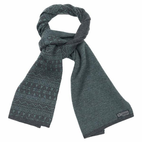 Tacoma Double Knit Fairisle Scarf Tacoma Double Knit Fairisle Scarf