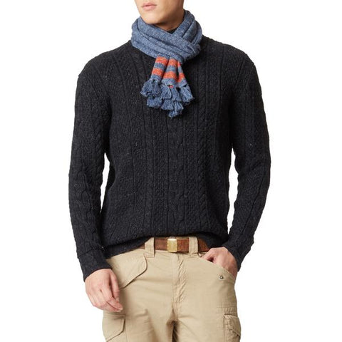 Knitted Wool Linen Scarf Knitted Wool Linen Scarf