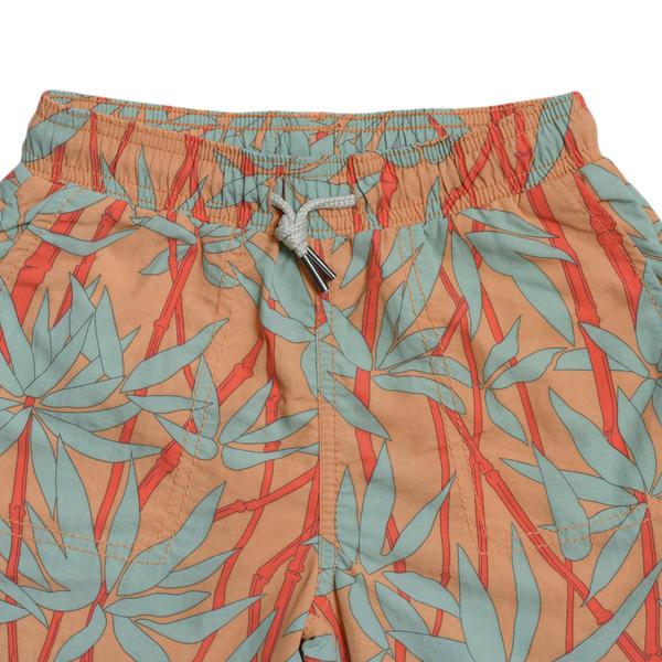 Boy's Bamboo Print Swim Trunk Boy's Bamboo Print Swim Trunk