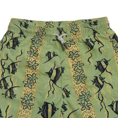 Boy's Tropical Fish Print Swim Trunk Boy