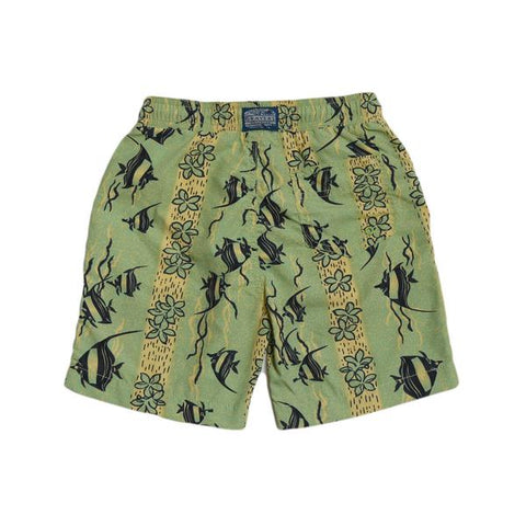 Boy's Tropical Fish Print Swim Trunk Boy