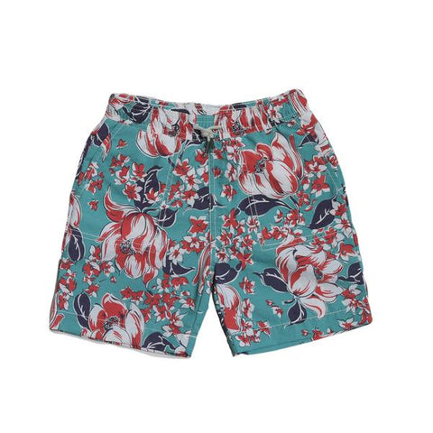 Floral Print Swim Trunk 7 Floral Print Swim Trunk 7"