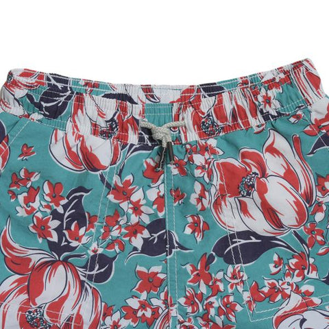 Floral Print Swim Trunk 7 Floral Print Swim Trunk 7"