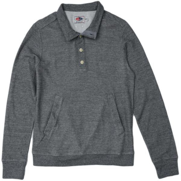 Jensen Button Mock Pullover Jensen Button Mock Pullover