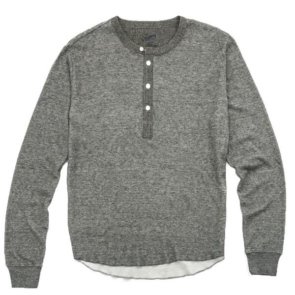 Thermal Double Cloth Henley Thermal Double Cloth Henley