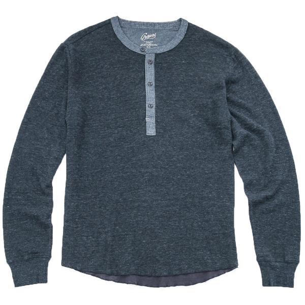 Thermal Double Cloth Henley Thermal Double Cloth Henley
