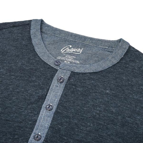 Thermal Double Cloth Henley Thermal Double Cloth Henley