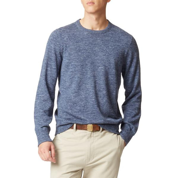 Andover Classic Wool Linen Crew Neck Andover Classic Wool Linen Crew Neck