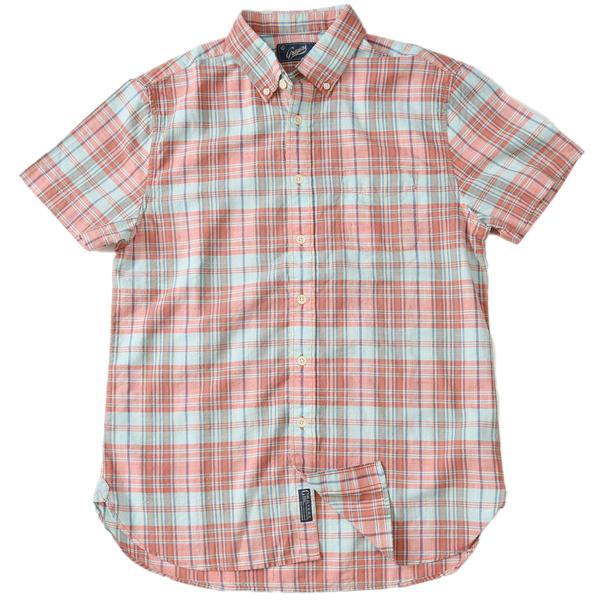 Spencer Slub Madras Short Sleeve Shirt Spencer Slub Madras Short Sleeve Shirt