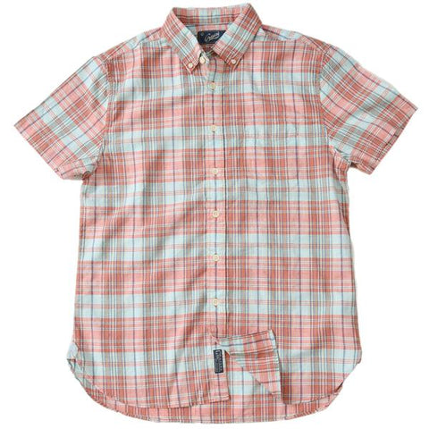 Spencer Slub Madras Short Sleeve Shirt Spencer Slub Madras Short Sleeve Shirt