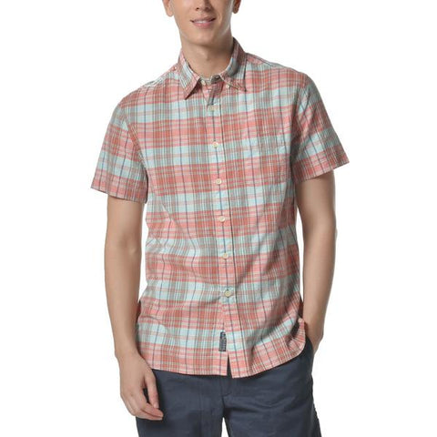 Spencer Slub Madras Short Sleeve Shirt Spencer Slub Madras Short Sleeve Shirt