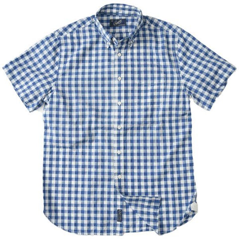 Grange Shadow Gingham Short Sleeve Shirt Grange Shadow Gingham Short Sleeve Shirt