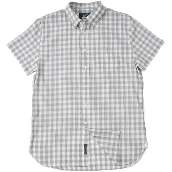 Grange Shadow Gingham Short Sleeve Shirt Grange Shadow Gingham Short Sleeve Shirt