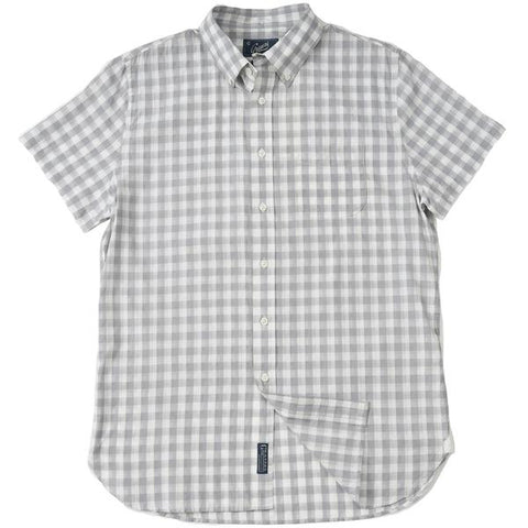 Grange Shadow Gingham Short Sleeve Shirt Grange Shadow Gingham Short Sleeve Shirt