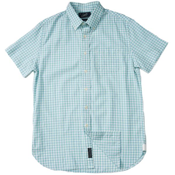 Grange Shadow Gingham Short Sleeve Shirt Grange Shadow Gingham Short Sleeve Shirt