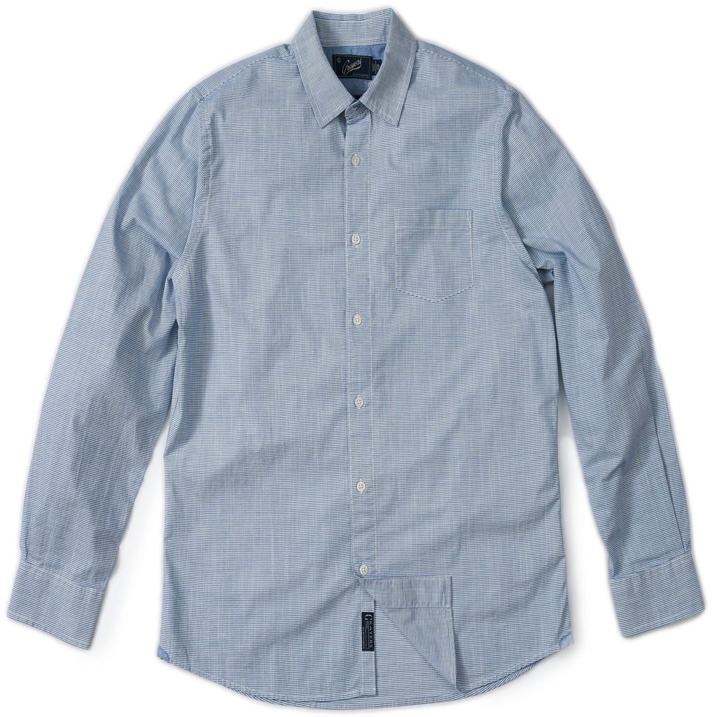Stewart Microstripe Summer Chambray Shirt Stewart Microstripe Summer Chambray Shirt