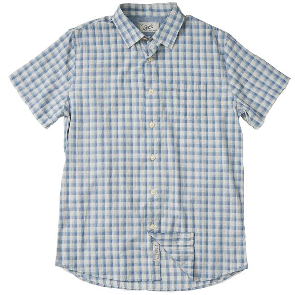 Grange Shadow Gingham Short Sleeve Shirt Grange Shadow Gingham Short Sleeve Shirt