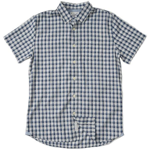 Grange Shadow Gingham Short Sleeve Shirt Grange Shadow Gingham Short Sleeve Shirt