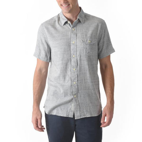 Heather Herringbone Twill Short Sleeve Shirt Heather Herringbone Twill Short Sleeve Shirt