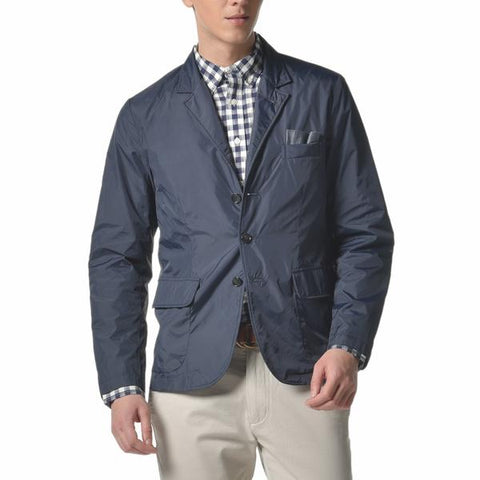 Exmouth Nylon Blazer with a Packable Pouch Exmouth Nylon Blazer with a Packable Pouch