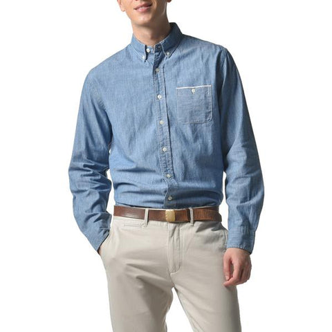 Blue Selvedge Chambray Shirt Blue Selvedge Chambray Shirt