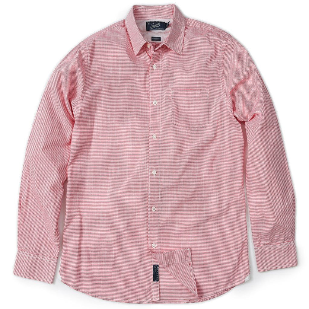 Stewart Microstripe Summer Chambray Shirt Stewart Microstripe Summer Chambray Shirt