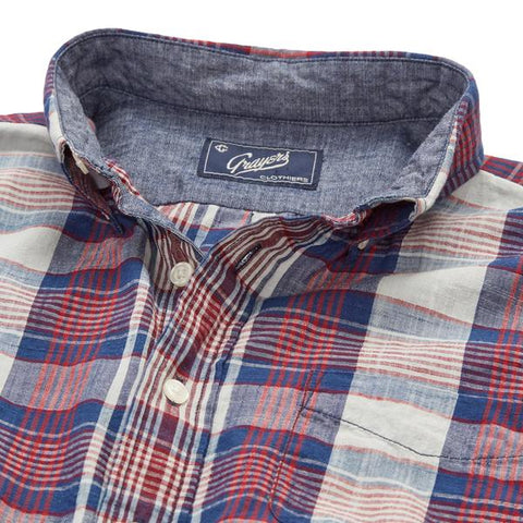 Indigo Slub Poplin Shirt Indigo Slub Poplin Shirt