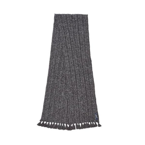 Knitted Cable Wool Linen Scarf