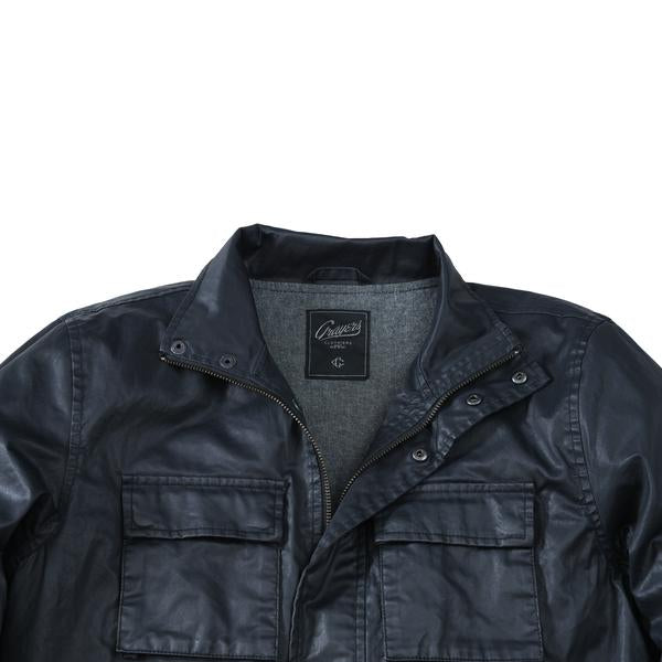 Edgeware Coated Cotton Moto Jacket
