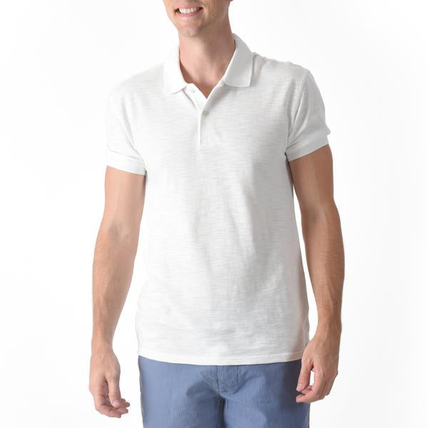 Marlowe Slim Fit Slub Pique Polo