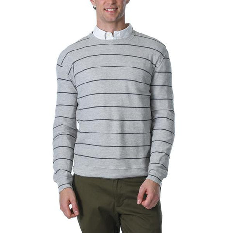 Baird Stripe Double Cloth Thermal Crew