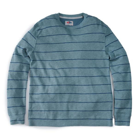 Baird Stripe Double Cloth Thermal Crew