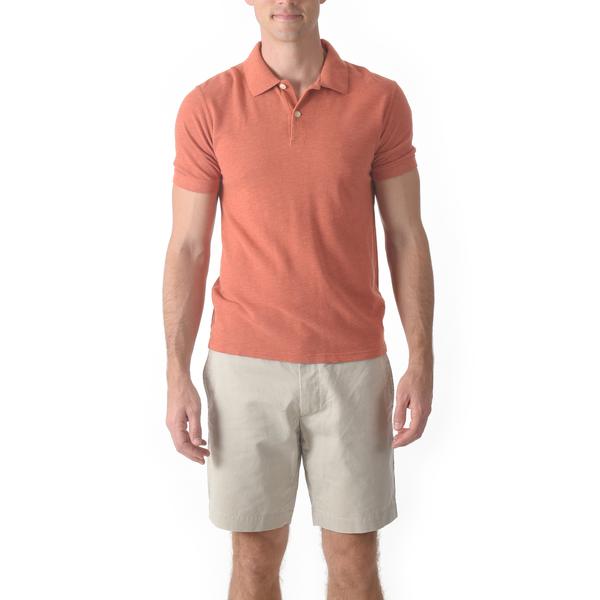 Marlowe Slim Fit Slub Pique Polo