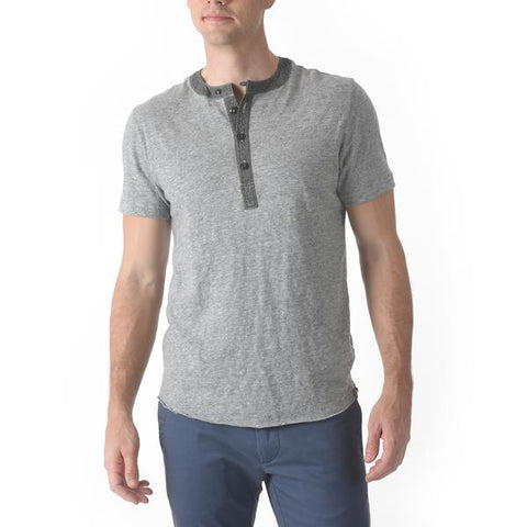 Todd Slub Henley Short Sleeve
