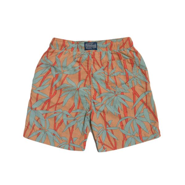 Boy's Bamboo Print Swim Trunk
