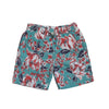 Boy's Floral Print Swim Trunk