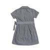 Girl's Embroidery Wrap Dress