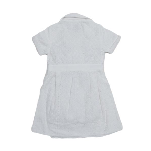 Girl's Embroidery Wrap Dress