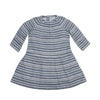 Girl's 3/4 Sleeve Drop Waist Dress
