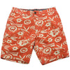 Red Floral Print Short