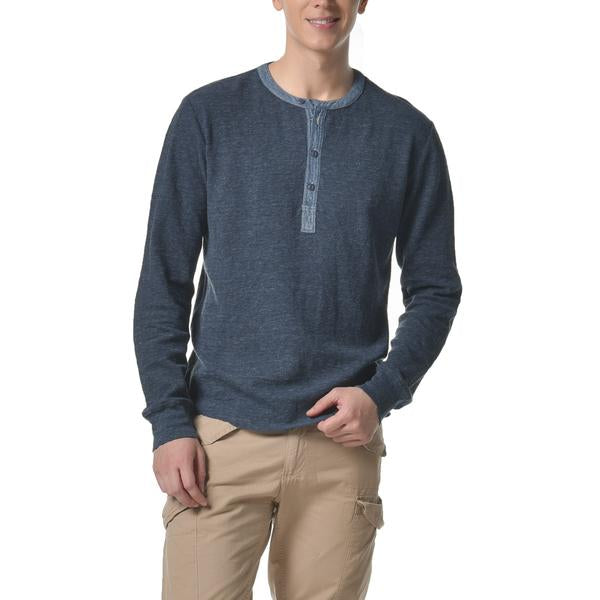 Thermal Double Cloth Henley