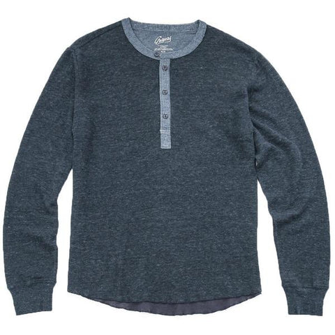 Thermal Double Cloth Henley