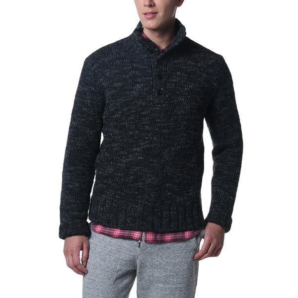 Jennings Button Mock Neck