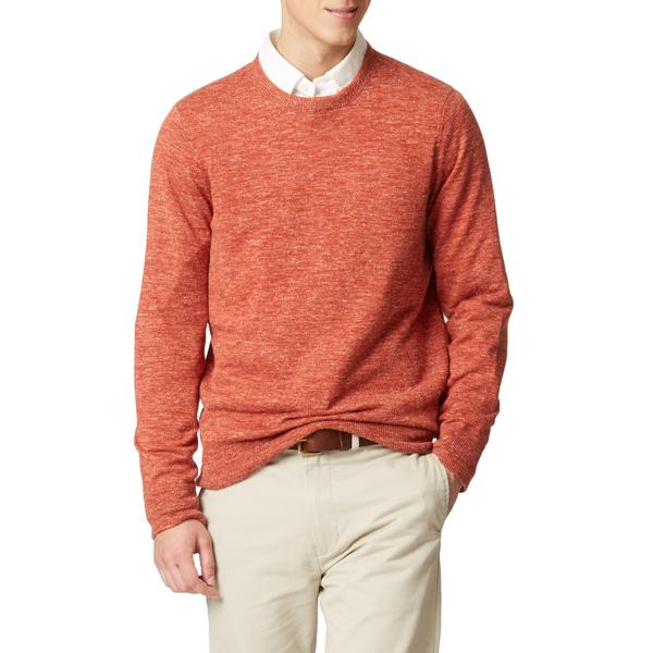 Andover Classic Wool Linen Crew Neck