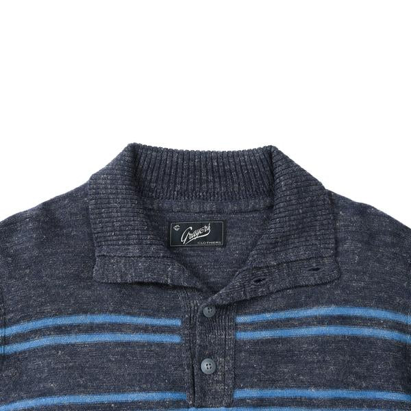 Wadsworth Wool Linen Stripe Mock