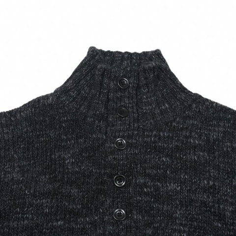 Jennings Button Mock Neck