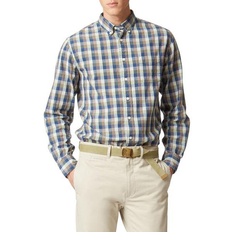 Indigo Slub Poplin Shirt