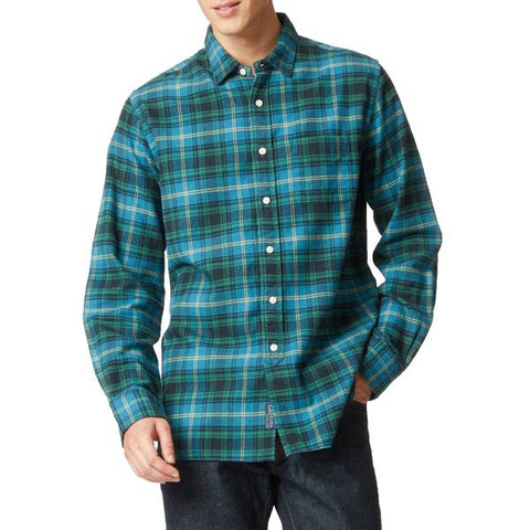 Emerald Jaspe Lux Flannel Shirt