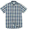 Stanley Indigo Slub Madras Short Sleeve Shirt